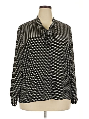 Karen Scott Long Sleeve Blouse (view 1)