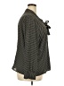 Karen Scott Polka Dots Black Long Sleeve Blouse Size 2X - photo 4