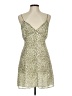 Le Lis 100% Polyester Animal Print Green Cocktail Dress Size L - photo 1