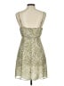 Le Lis 100% Polyester Animal Print Green Cocktail Dress Size L - photo 2