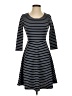 Gilli Stripes Black Casual Dress Size S (estimated) - photo 1