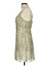 Le Lis 100% Polyester Animal Print Green Cocktail Dress Size L - photo 5