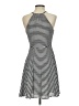Express 100% Polyester Stripes Black Casual Dress Size 2 - photo 2