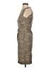 J. McLaughlin Animal Print Tan Cocktail Dress Size 4 - photo 5