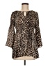 Spense Animal Print Brown Casual Dress Size M - photo 1
