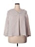 Grace 100% Polyester Ivory 3/4 Sleeve Blouse Size 2X - photo 1