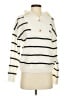 so Me 100% Polyester Stripes Ivory Pullover Sweater Size S - photo 1