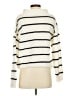 so Me 100% Polyester Stripes Ivory Pullover Sweater Size S - photo 2