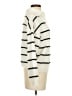 so Me 100% Polyester Stripes Ivory Pullover Sweater Size S - photo 4