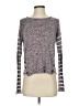 Cato Metallic Gray Burgundy Pullover Sweater Size XS - photo 1
