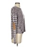 Cato Metallic Gray Burgundy Pullover Sweater Size XS - photo 4