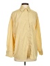 Shein 100% Polyester Stripes Yellow Long Sleeve Blouse Size 4 - photo 1