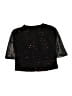 Assorted Brands Stars Black 3/4 Sleeve Top Size XL (kids) - photo 2