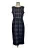 En Focus Studio Tweed Blue Cocktail Dress Size 8 - photo 1