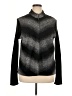 Coldwater Creek Chevron-herringbone Black Track Jacket Size 1X - photo 1