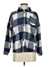 Cloud Ten 100% Polyester Checkered-gingham Blue Jacket Size S - photo 1