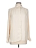 H&M 100% Polyester Ivory Long Sleeve Blouse Size 10 - photo 1