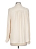 H&M 100% Polyester Ivory Long Sleeve Blouse Size 10 - photo 2