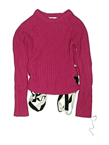Pink Angel Pullover Sweater (view 1)