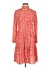 J.Crew Print Red Casual Dress Size XS - photo 1