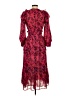 Walter Baker 100% Polyester Paisley Red Casual Dress Size S - photo 2