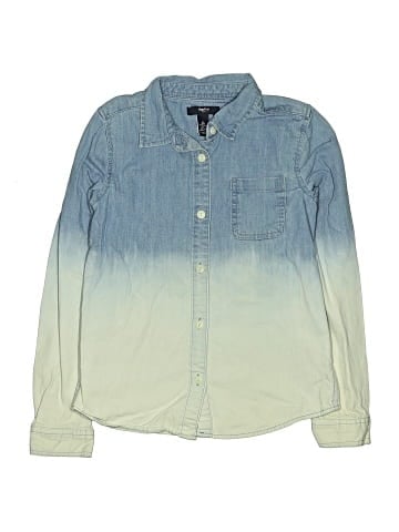 Gap Kids Outlet Long Sleeve Button-Down Shirt (view 1)
