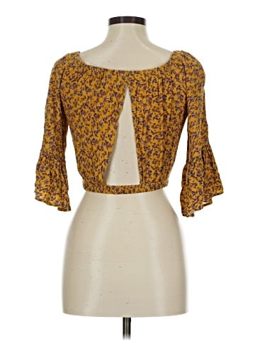 Bleuh Ciel 3/4 Sleeve Blouse (view 2)