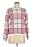 Tahari Plaid White Pullover Sweater Size M - photo 1