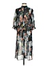 Zara Basic Print Gray Casual Dress Size S - photo 1