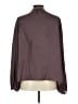 Maison d' Amelie 100% Polyester Brown Long Sleeve Blouse Size L - photo 2