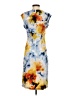 Calvin Klein Tie-dye Blue Casual Dress Size 2 - photo 2