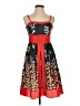 Hype Print Red Casual Dress Size 0 - photo 1
