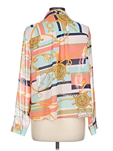 Timing 3/4 Sleeve Blouse (view 2)