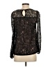 Ella Moss 100% Nylon Black Long Sleeve Blouse Size S - photo 2