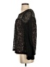 Ella Moss 100% Nylon Black Long Sleeve Blouse Size S - photo 5