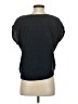 Splendid 100% Lyocell Black Blue Short Sleeve Blouse Size S - photo 2