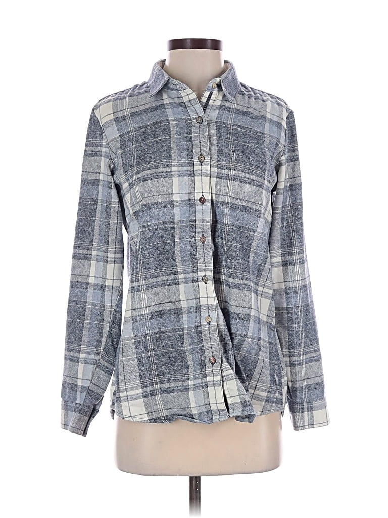 Pre-owned Kuhl Long Sleeve Button Down Shirt In Gray