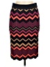 AVA Chevron-herringbone Black Casual Skirt Size M - photo 1