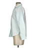 Foxcroft 100% Cotton Chevron-herringbone Teal Long Sleeve Blouse Size 2 (petite) - photo 5