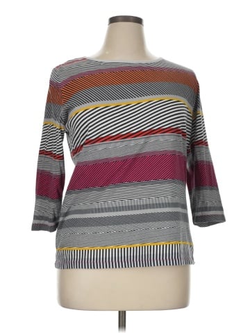 Liz Claiborne 3/4 Sleeve T-Shirt (view 1)