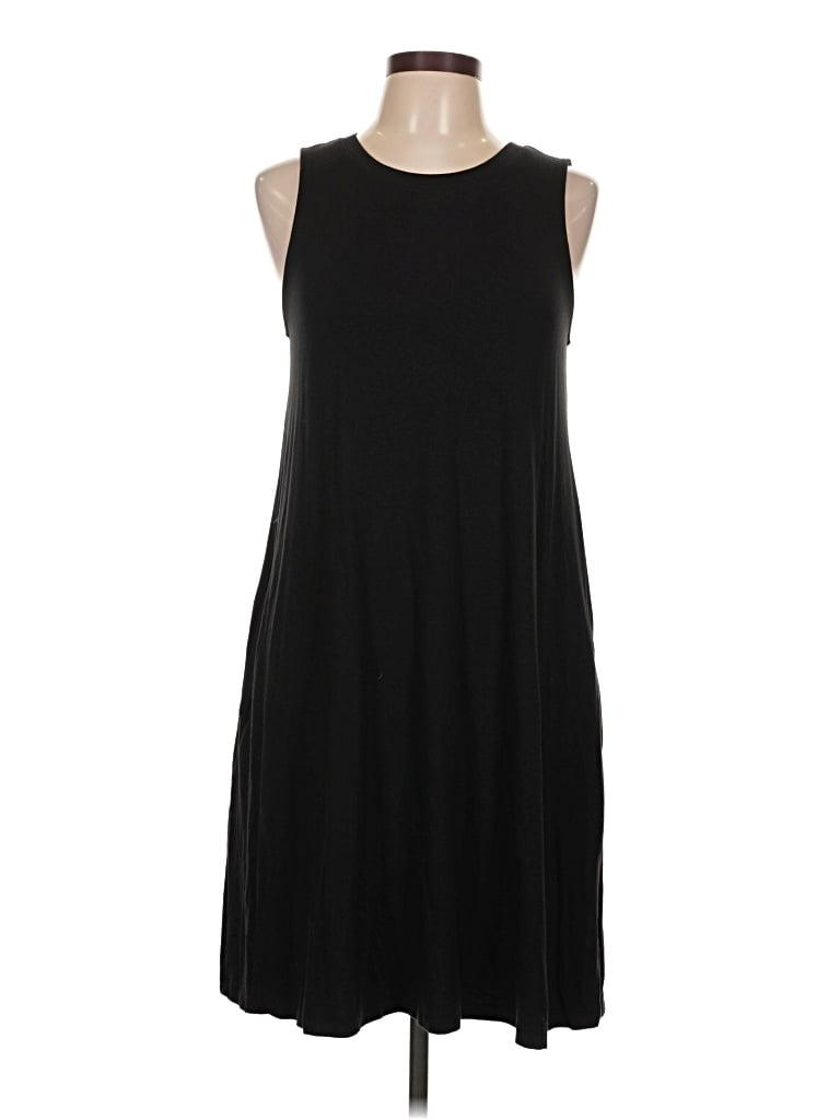 Pre-owned Time And Tru Casual Dress In Black