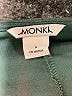 Monki Solid Green Jumpsuit Size S - photo 4