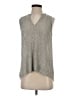 Vanessa Virginia Silver Sleeveless Blouse Size XS - photo 1