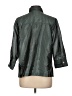 Coldwater Creek Metallic Green 3/4 Sleeve Button-Down Shirt Size L (estimated) - photo 2
