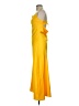 Shein 100% Polyester Color Block Yellow Cocktail Dress Size S - photo 5