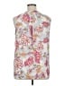 Tabitha Webb 100% Polyester Floral Ivory Sleeveless Blouse Size XL - photo 2