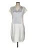 DKNYC 100% Polyester White Casual Dress Size 2 - photo 1