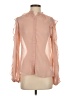 Express 100% Polyester Pink Long Sleeve Blouse Size XS - photo 1