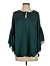 Tutu & Lilli 100% Polyester Teal 3/4 Sleeve Blouse Size XS - photo 1