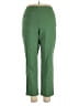 JM Collection Solid Green Casual Pants Size XXL - photo 1